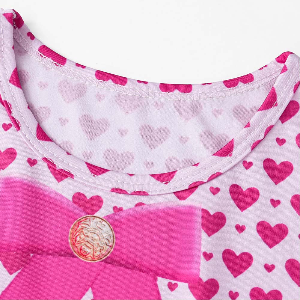 Pink Mädchen rosa Kostüm Set Descendants: Wicked Wonderland Pink Cosplay Outfit