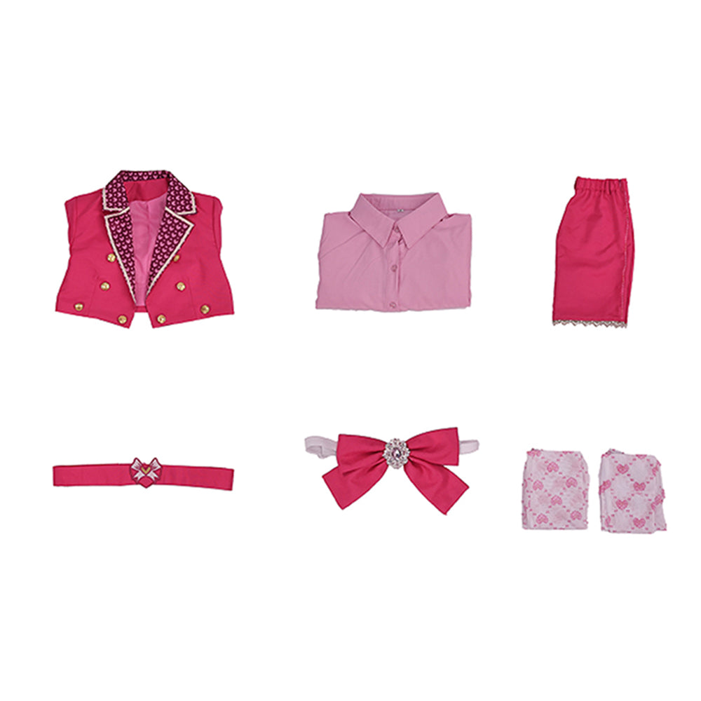 Pink rosa Kostüm Set Descendants: Wicked Wonderland Pink Cosplay Outfit