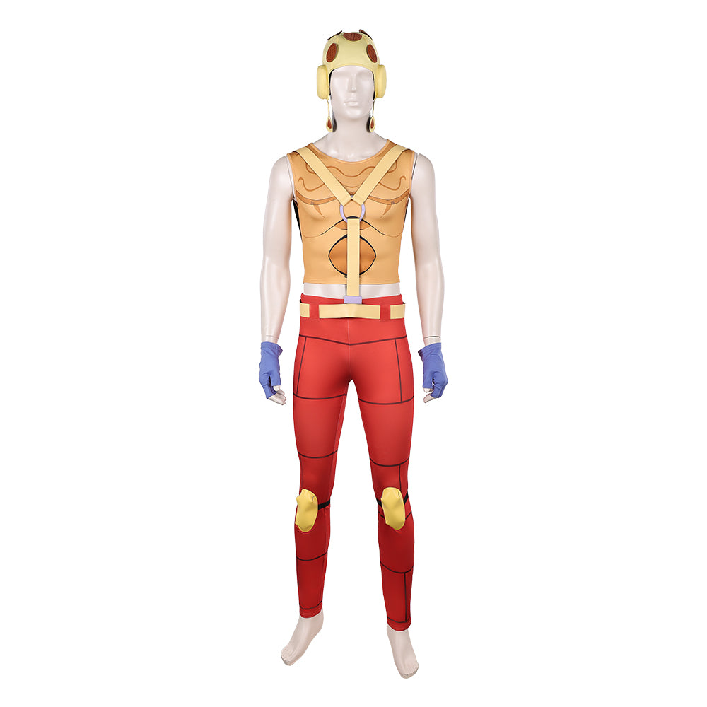 Pocoloco Kostüm Set Jojo's Bizarre Adventure Steel Ball Run Pocoloco Cosplay Outfit