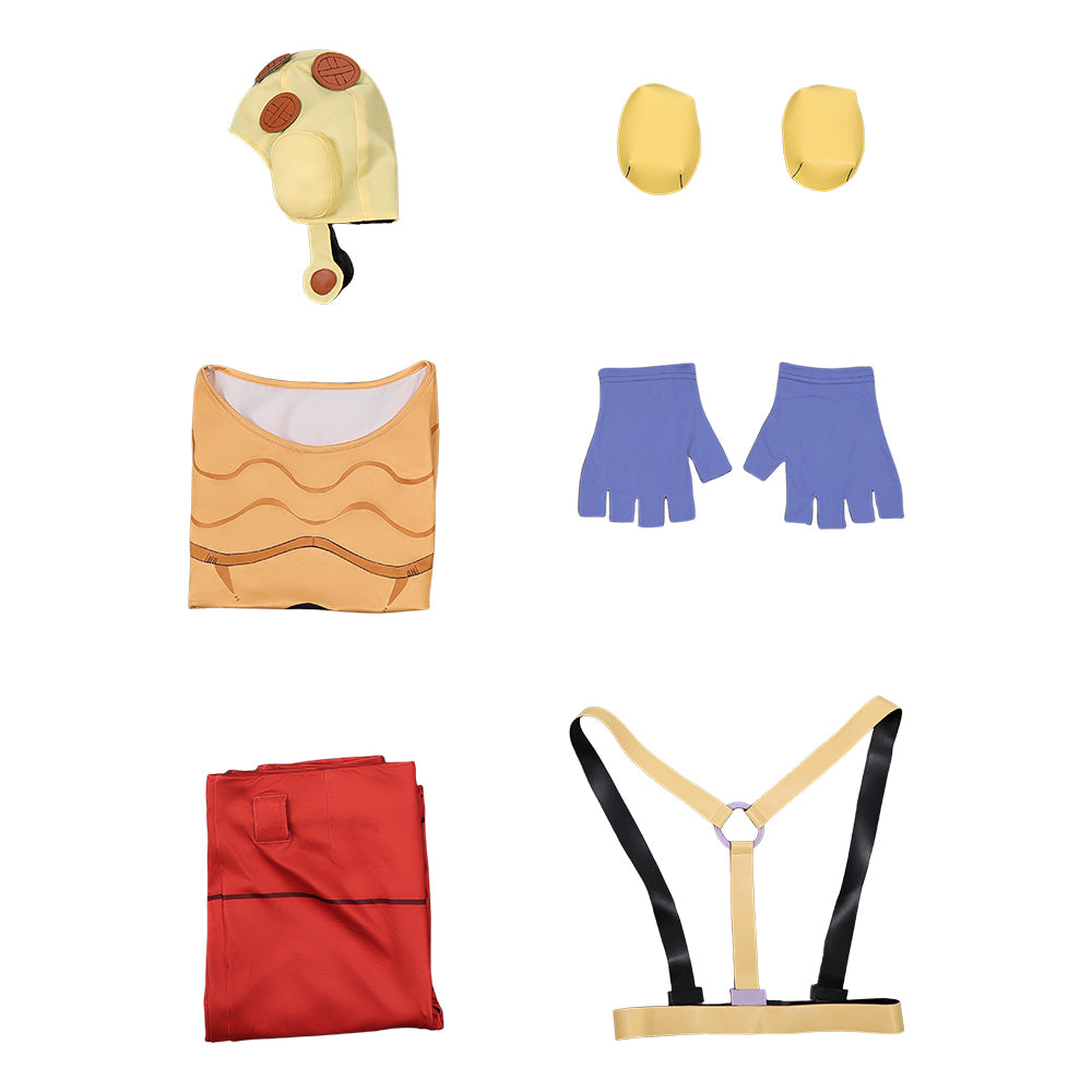 Pocoloco Kostüm Set Jojo's Bizarre Adventure Steel Ball Run Pocoloco Cosplay Outfit