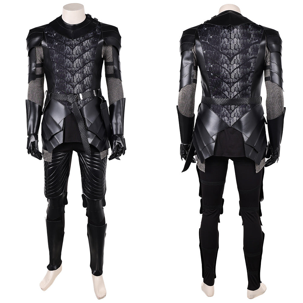 Prince Aemond Targaryen Kostüm Set House of Dragon 3 Aemond One Eye Cosplay Outfit