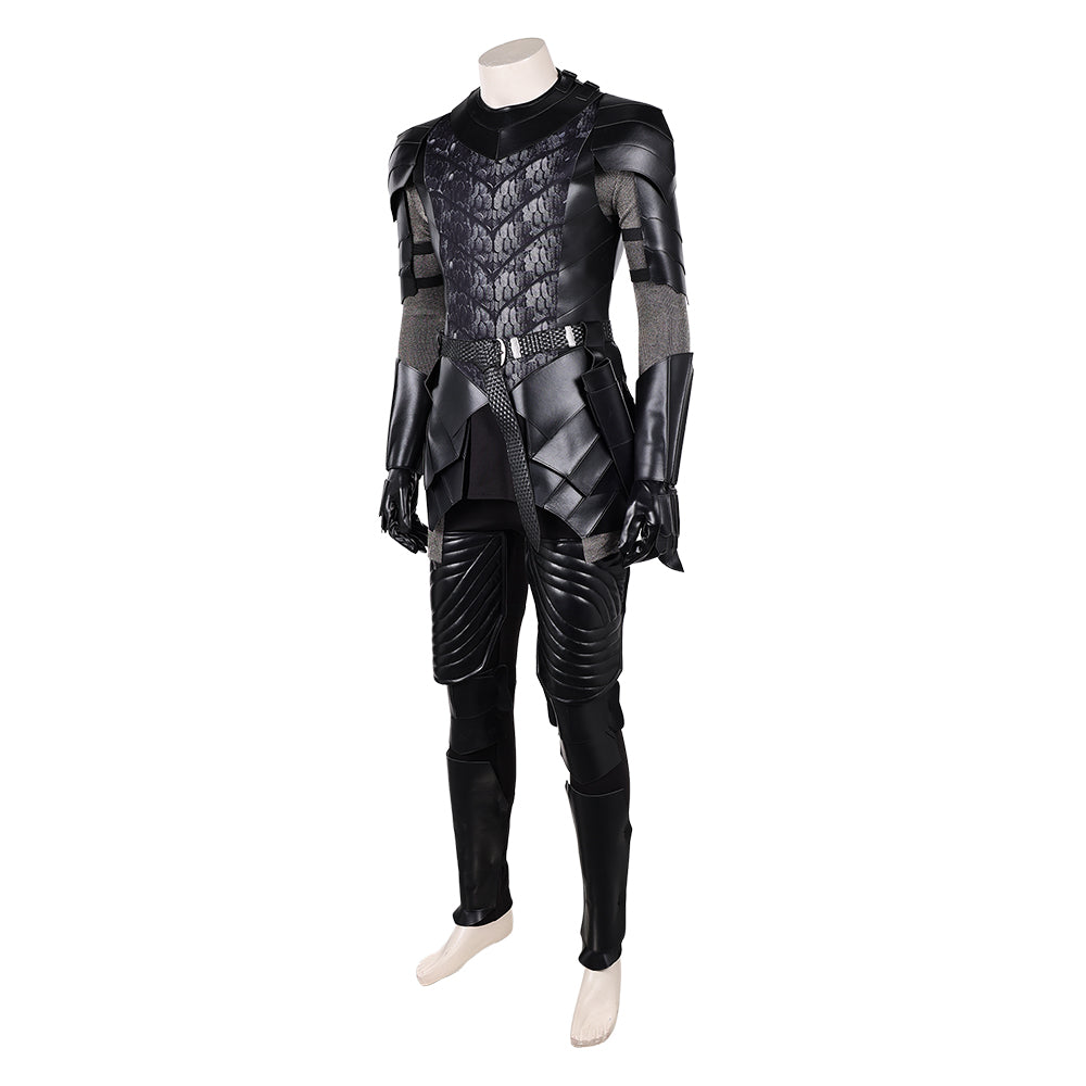 Prince Aemond Targaryen Kostüm Set House of Dragon 3 Aemond One Eye Cosplay Outfit