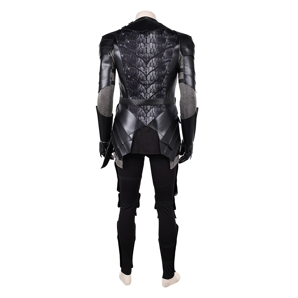 Prince Aemond Targaryen Kostüm Set House of Dragon 3 Aemond One Eye Cosplay Outfit