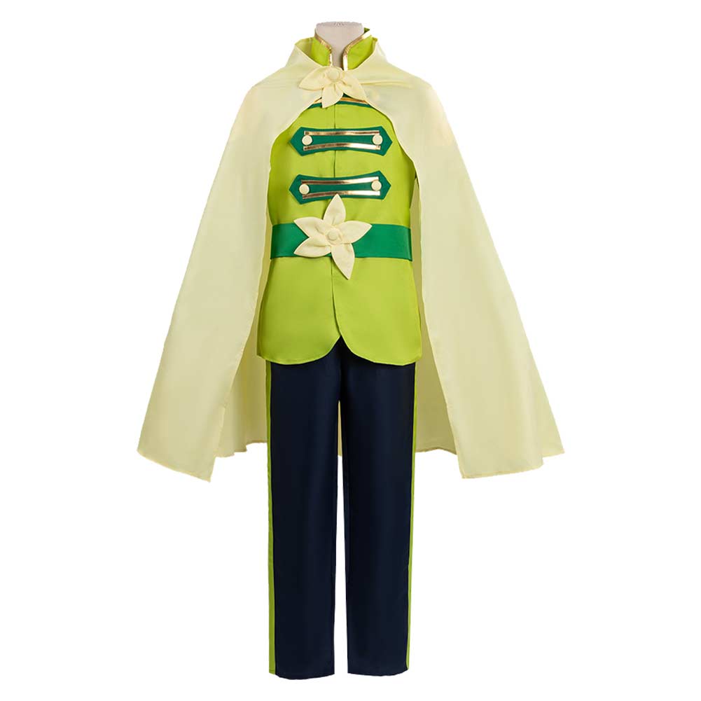 Prince Naveen grün Kostüm Set The Princess and the Frog Prince Naveen Cosplay Outfit  