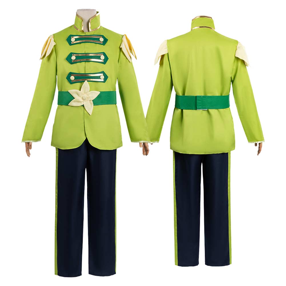 Prince Naveen grün Kostüm Set The Princess and the Frog Prince Naveen Cosplay Outfit  