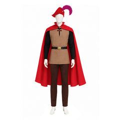 Prince Phillip rot Kostüm Set Sleeping Beauty Prince Phillip Cosplay Outfit