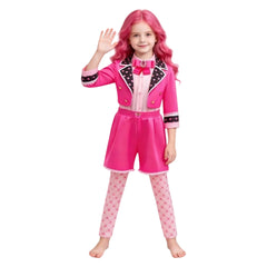 Princess Pink rosa Kostüm Set Kinder Descendants: Wicked Wonderland Princess Pink Cosplay Outfit