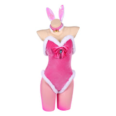 Prinzessin Peach rosa Bunny Girl Outfit Super Mario Peach Cosplay Kostüm