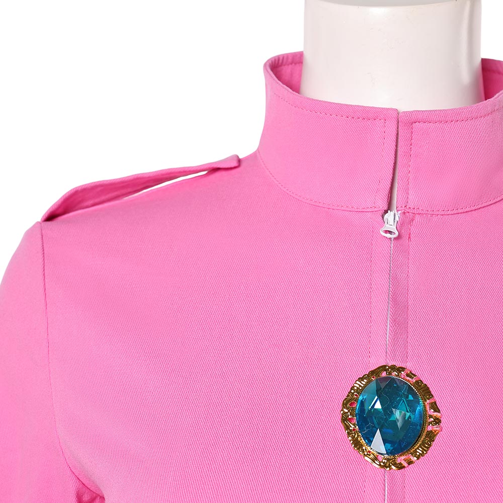 Prinzessin Peach rosa Jumpsuit Der Super Mario Galaxy Film Cosplay Kostüm