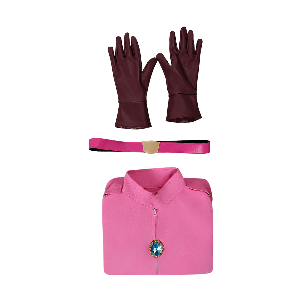 Prinzessin Peach rosa Jumpsuit Der Super Mario Galaxy Film Cosplay Kostüm