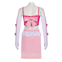 Prinzessin Peach rosa Kleid Super Mario Peach Damen Cosplay Kostüm 