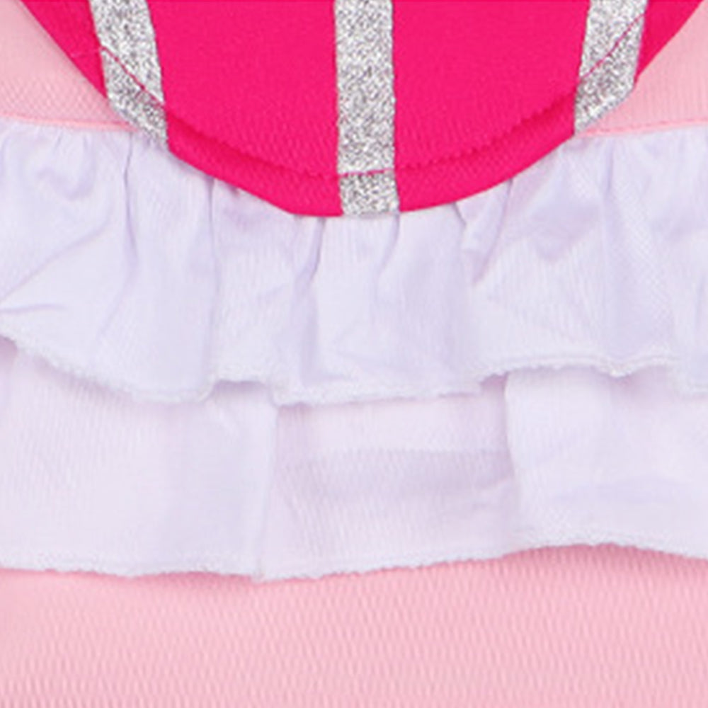 Prinzessin Peach rosa Kleid Super Mario Peach Damen Cosplay Kostüm 
