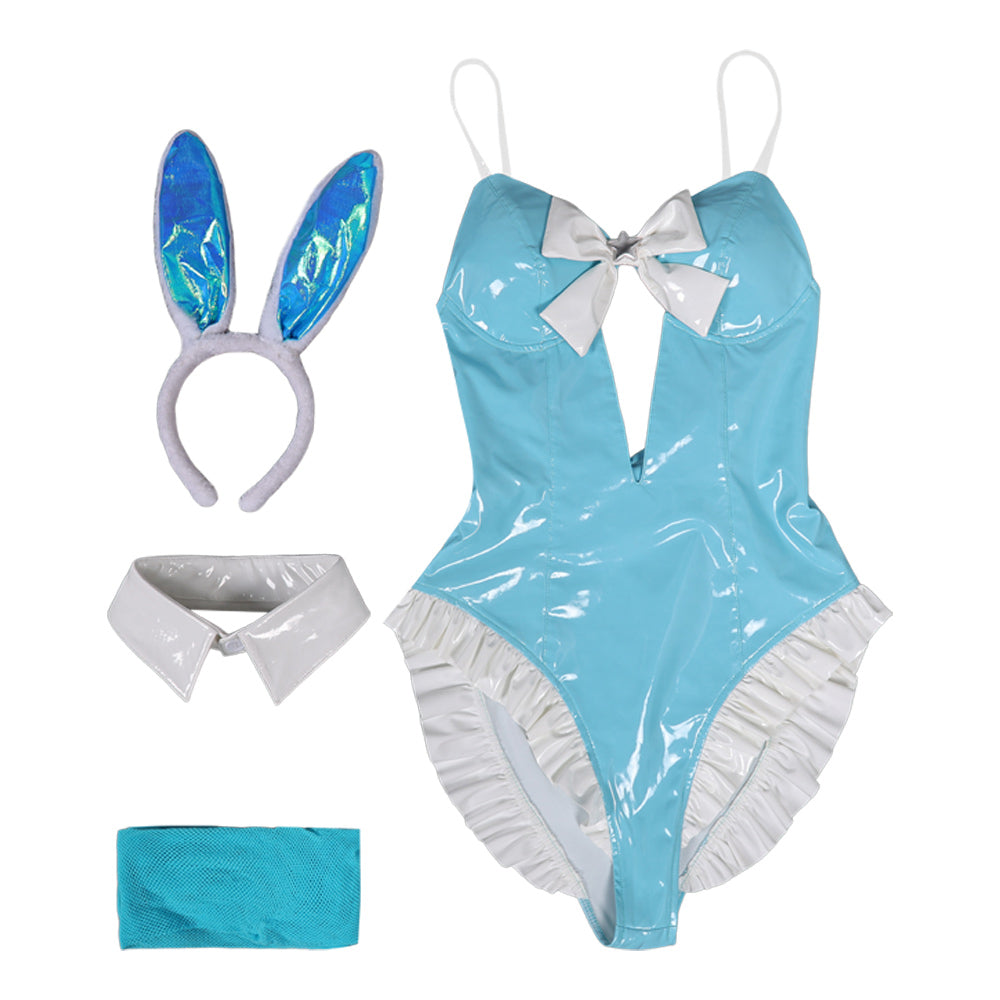 Prinzessin Rosalina Bunnygirl Kostüm Super Mario Rosetta Cosplay Outfit