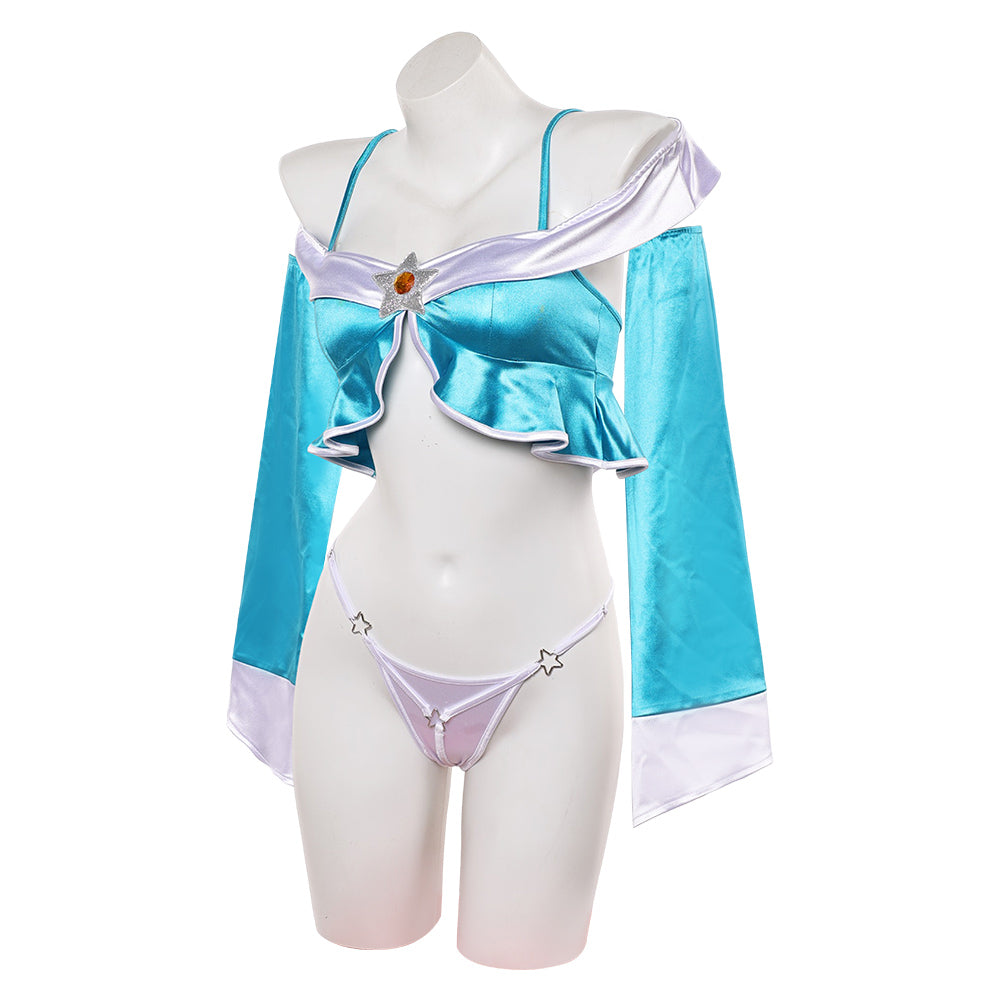 Prinzessin Rosalina sexy Kostüm Super Mario Rosalina Cosplay Outfit