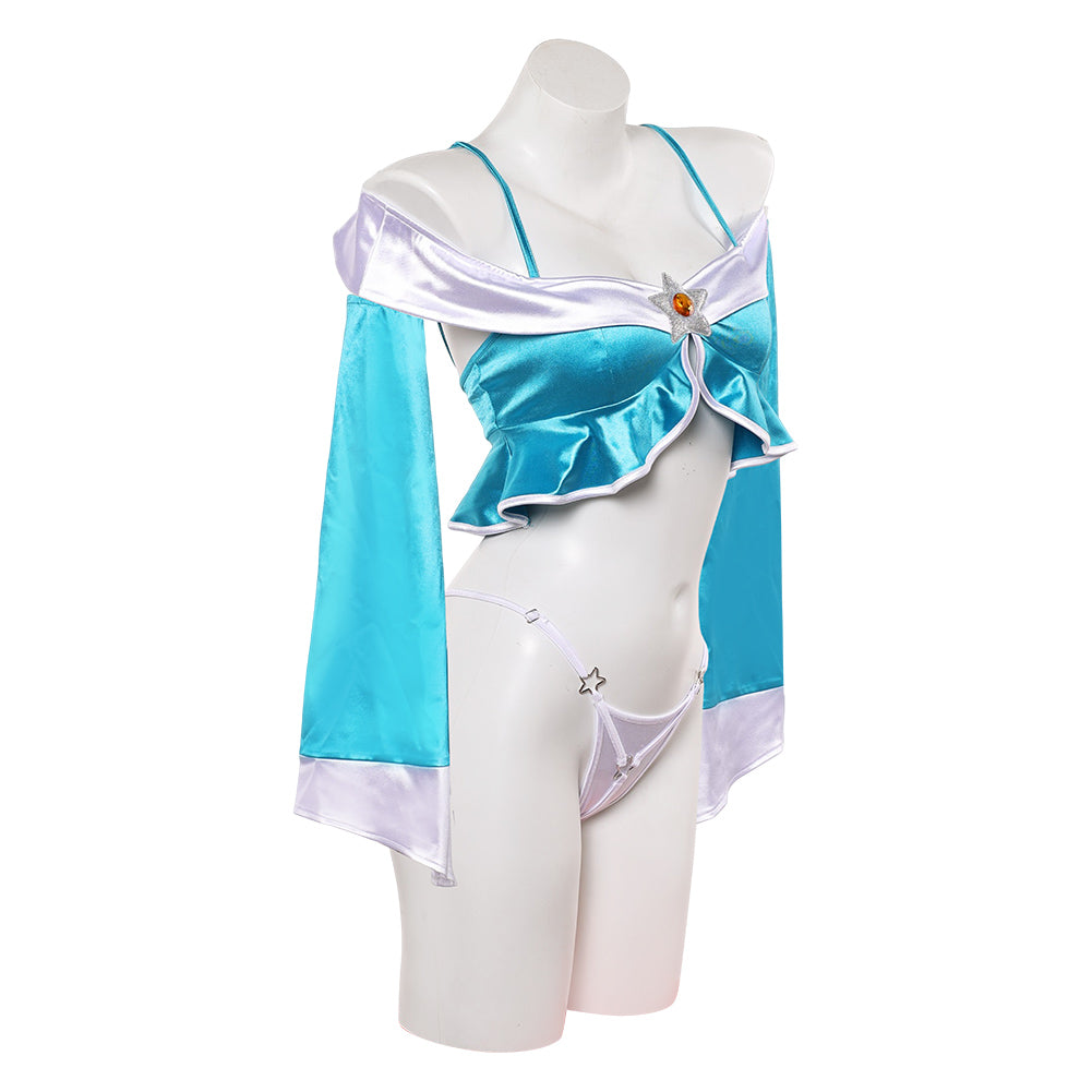 Prinzessin Rosalina sexy Kostüm Super Mario Rosalina Cosplay Outfit