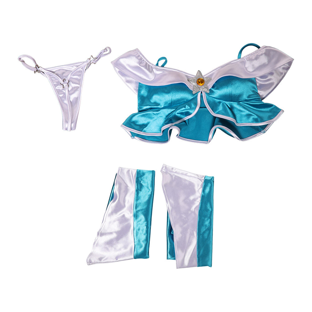 Prinzessin Rosalina sexy Kostüm Super Mario Rosalina Cosplay Outfit
