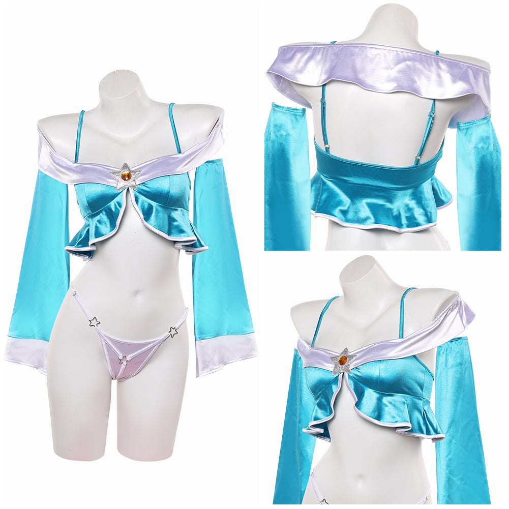 Prinzessin Rosalina sexy Kostüm Super Mario Rosalina Cosplay Outfit