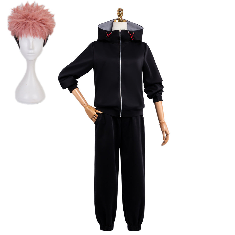 Yuji Itadori Schuluniform Jujutsu Kaisen Kostüm Cosplay Kostüm