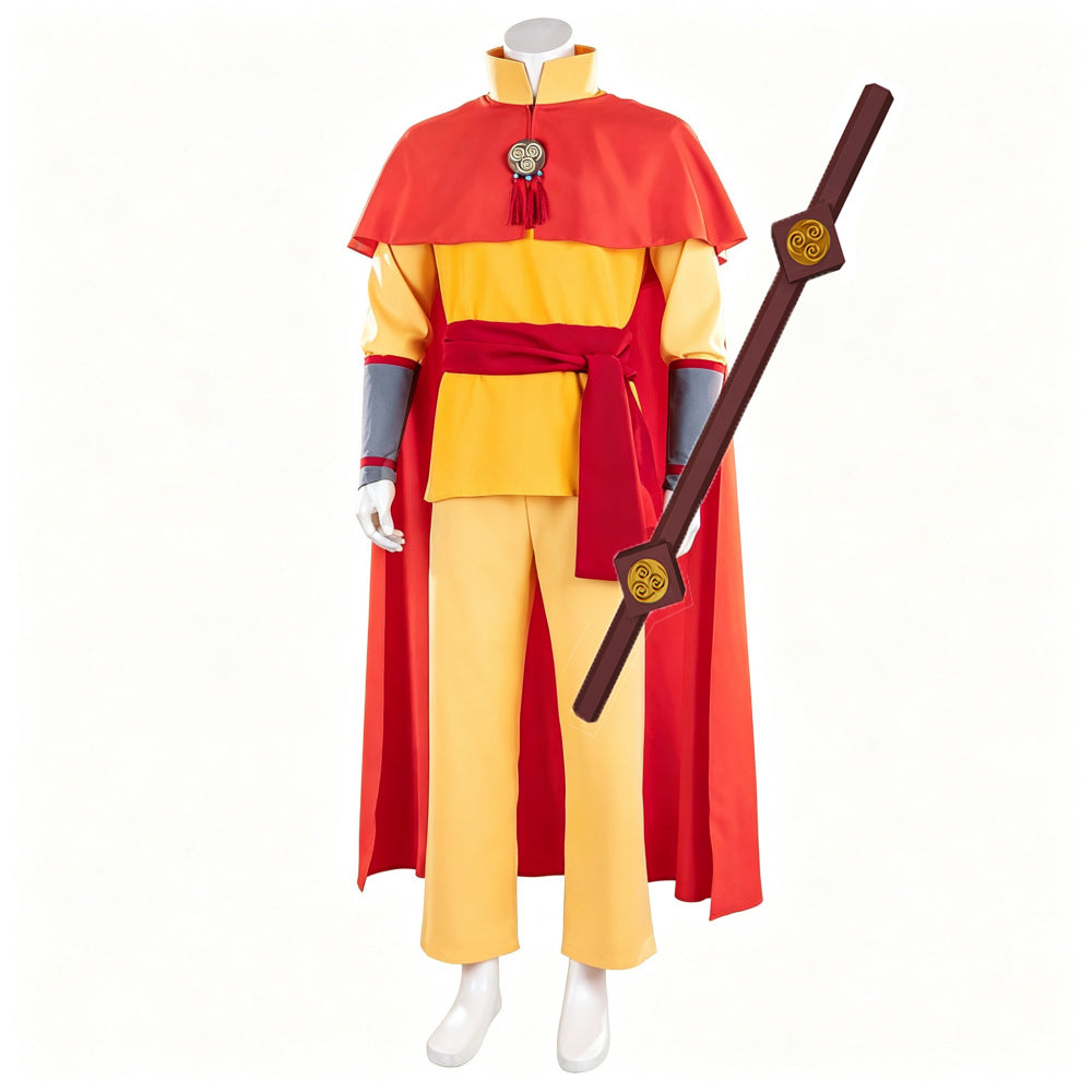 Aang Kostüm Set Avatar Aang: The Last Airbender Aang Cosplay Outfit