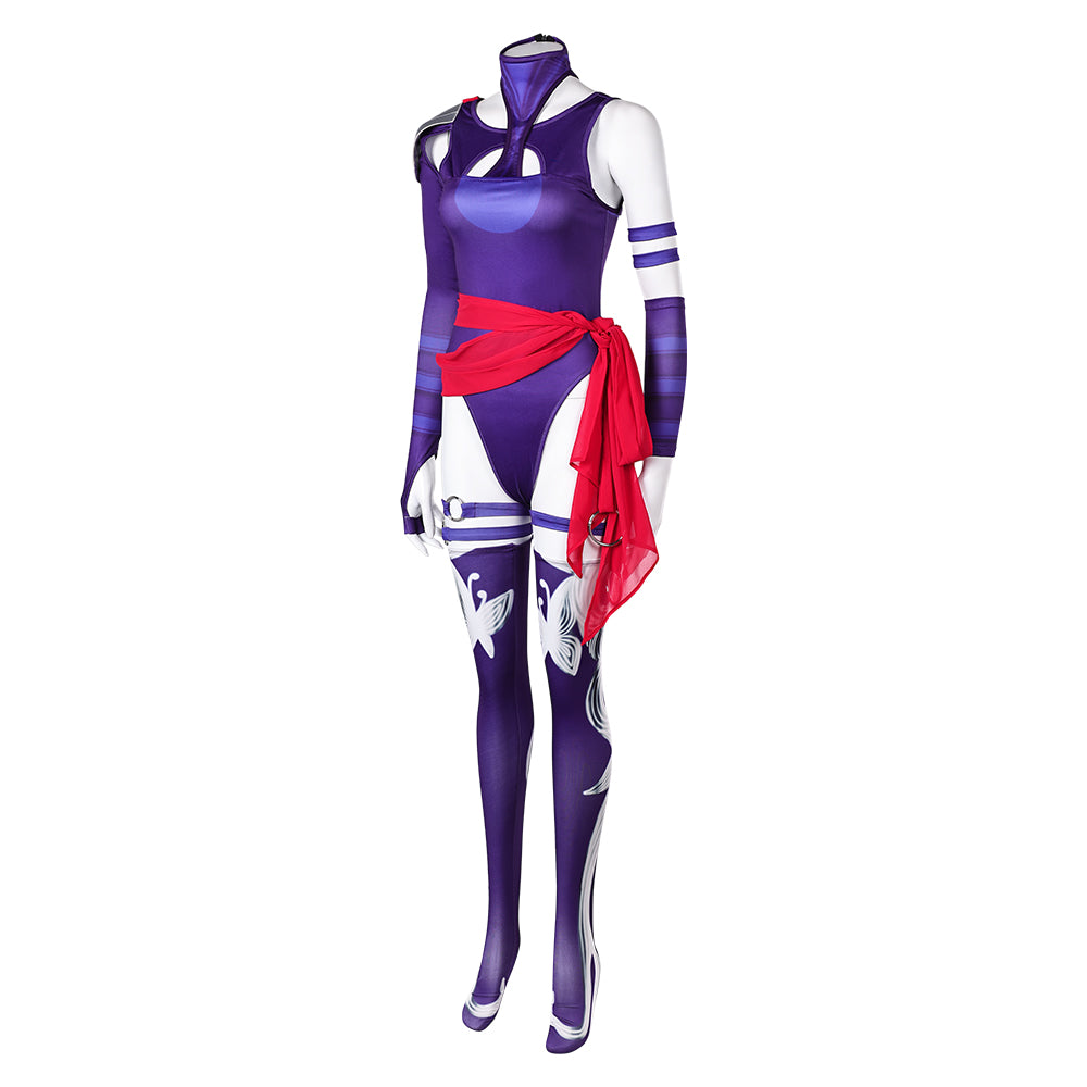 Psylocke Kostüm Marvel Rivals Sai Cosplay Outfits