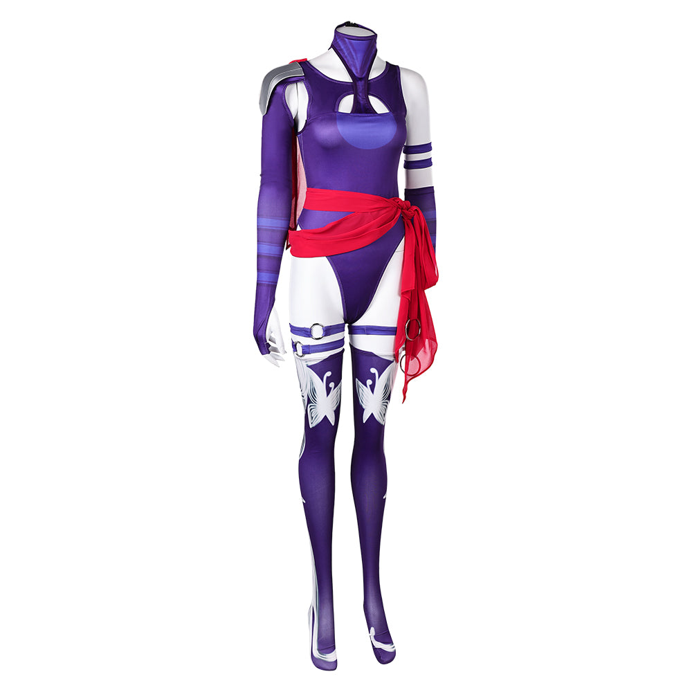 Psylocke Kostüm Marvel Rivals Sai Cosplay Outfits