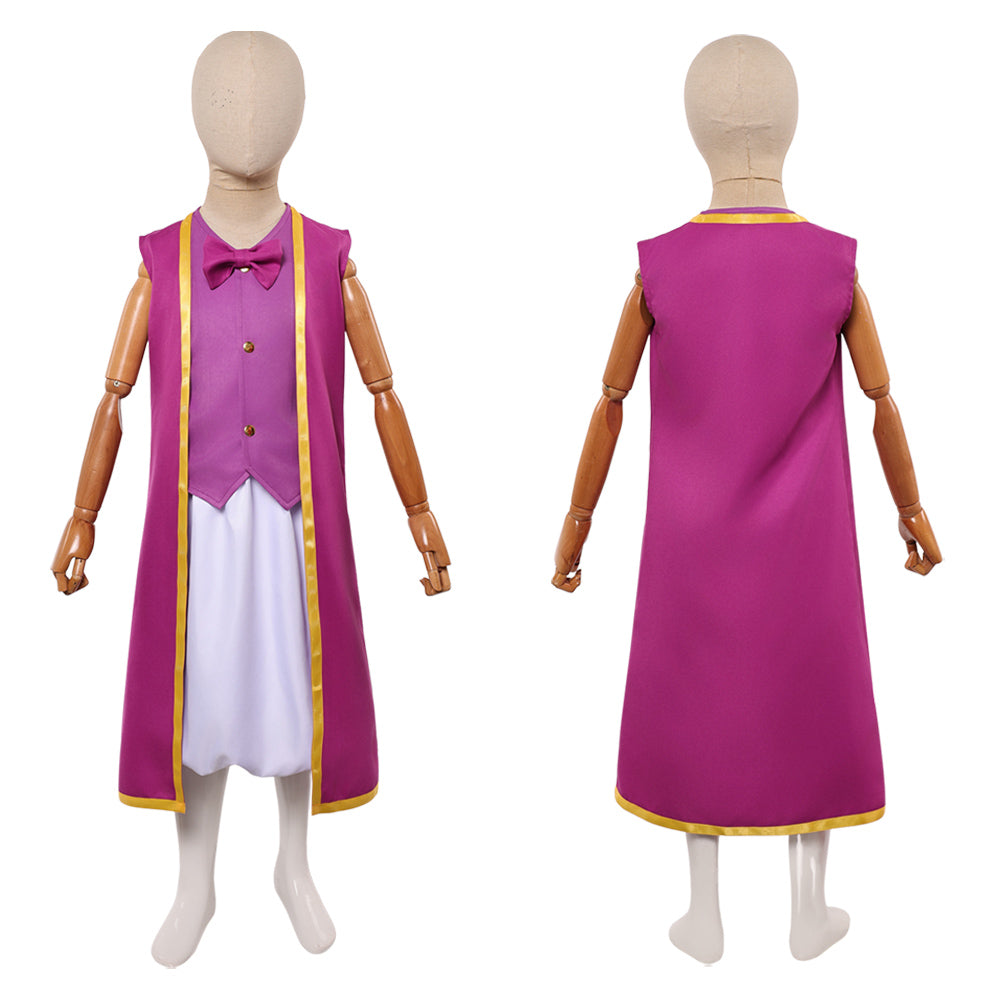Purple Council Toad Kinder Kostüm The Super Mario Bros. Movie Cosplay Outfit