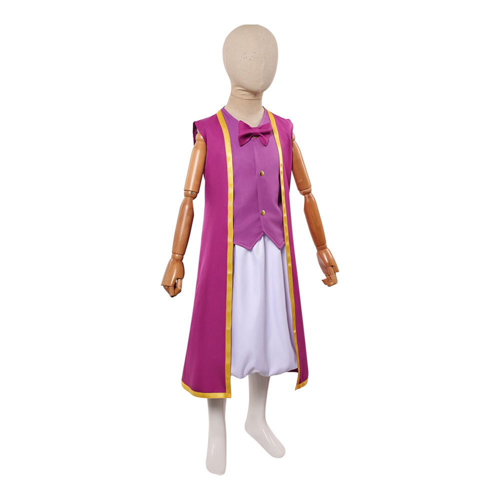 Purple Council Toad Kinder Kostüm The Super Mario Bros. Movie Cosplay Outfit