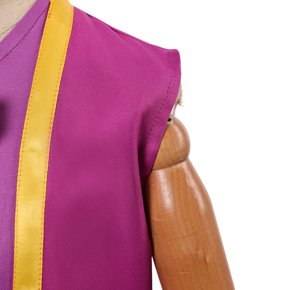 Purple Council Toad Kinder Kostüm The Super Mario Bros. Movie Cosplay Outfit