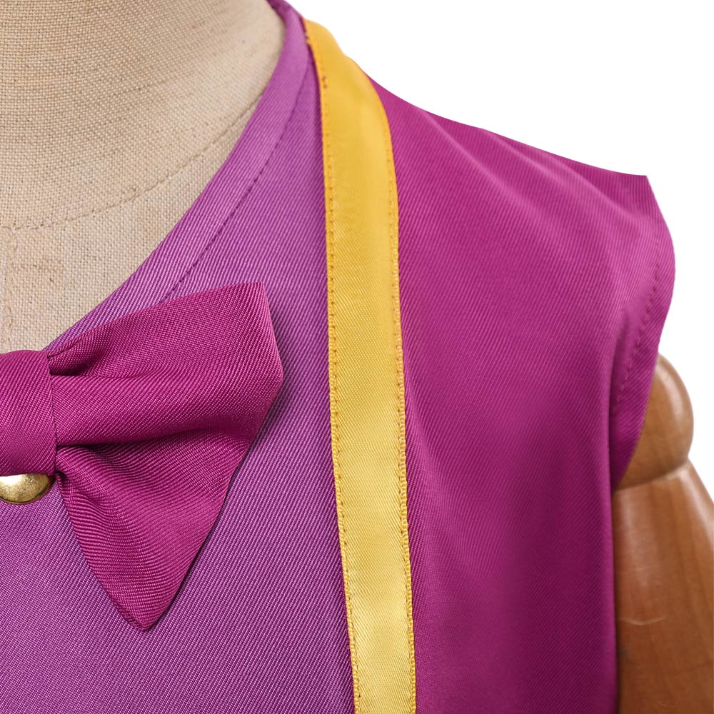 Purple Council Toad Kinder Kostüm The Super Mario Bros. Movie Cosplay Outfit