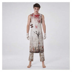Pyramid Head weiß Kostüm Set Silent Hill 2 Remake Red Pyramid Thing Cosplay Outfit