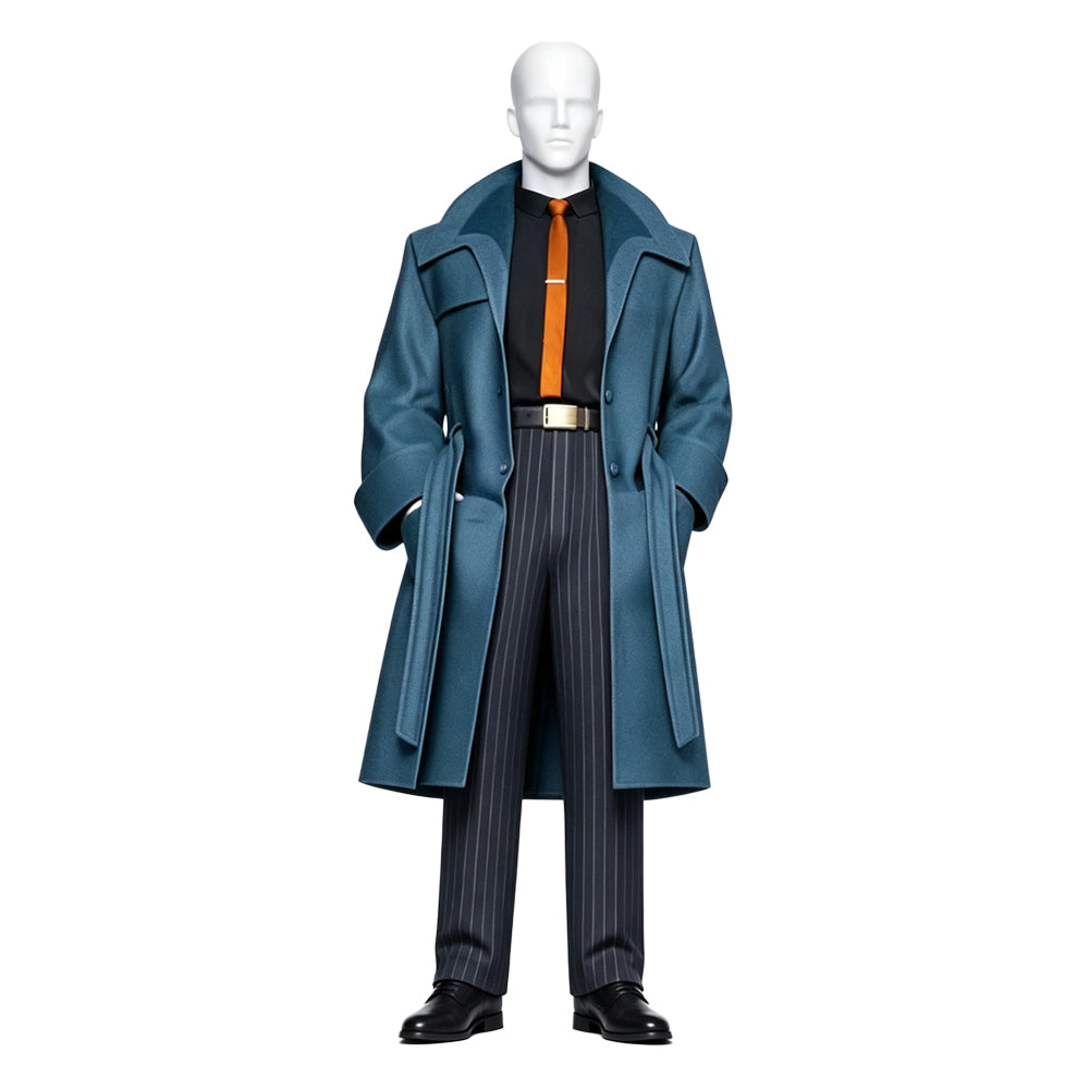 Raymond Gunn blau Kostüm Set Ray Gunn Raymond Gunn Cosplay Outfit