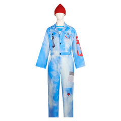 Red blau Kostüm Set für Kinder Jungen Descendants: Wicked Wonderland Red Cosplay Outfit