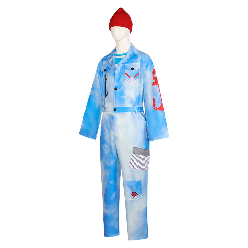Red blau Kostüm Set für Kinder Jungen Descendants: Wicked Wonderland Red Cosplay Outfit