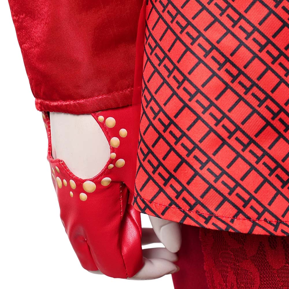 Red Kostüm Set Descendants: Wicked Wonderland 2026 Red Damen Cosplay Outfit