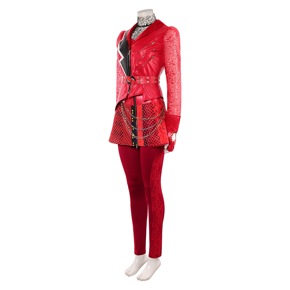 Red Kostüm Set Descendants: Wicked Wonderland 2026 Red Damen Cosplay Outfit