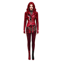 Red rot Descendants: Wicked Wonderland Kostüm Set  Red Cosplay Outfit