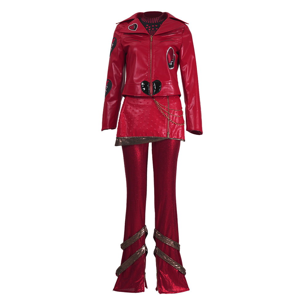 Red rot Kostüm Set Descendants: Wicked Wonderland Red Cosplay Outfit