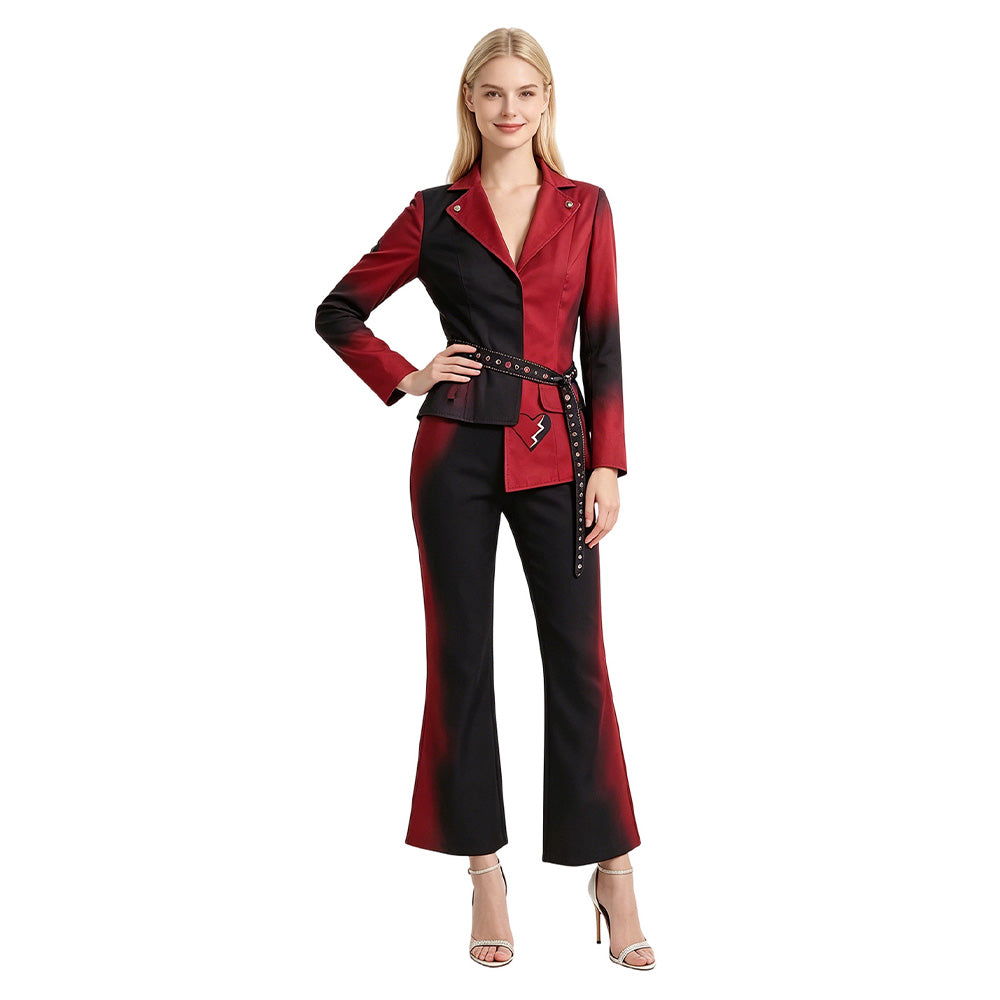 ​Red rot Kostüm Set Descendants: Wicked Wonderland Red Cosplay Outfit