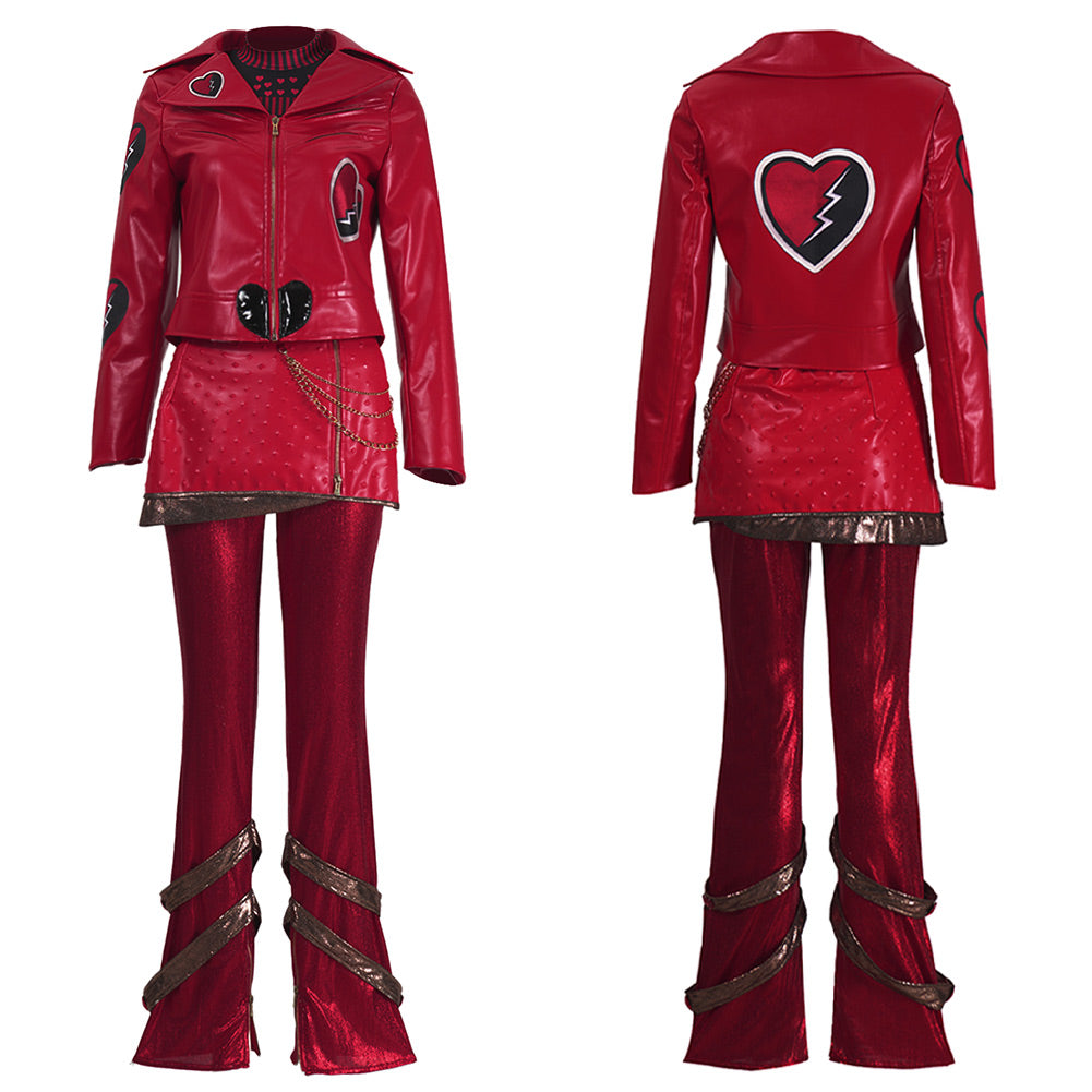 Red rot Kostüm Set Descendants: Wicked Wonderland Red Cosplay Outfit