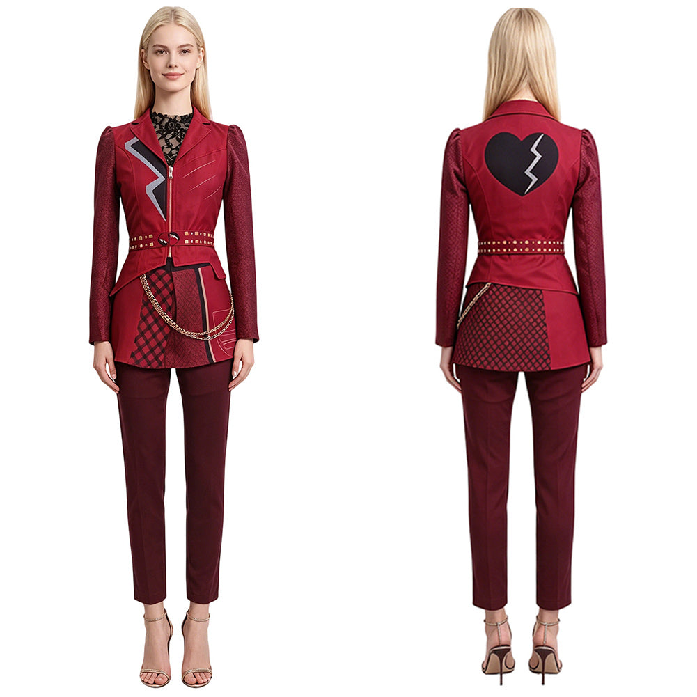 ​Red rot Kostüm Set Descendants: Wicked Wonderland Red Cosplay Outfit