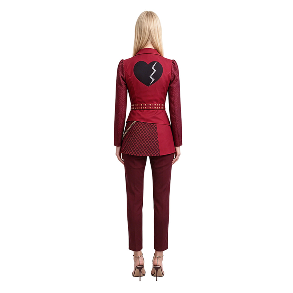 ​Red rot Kostüm Set Descendants: Wicked Wonderland Red Cosplay Outfit