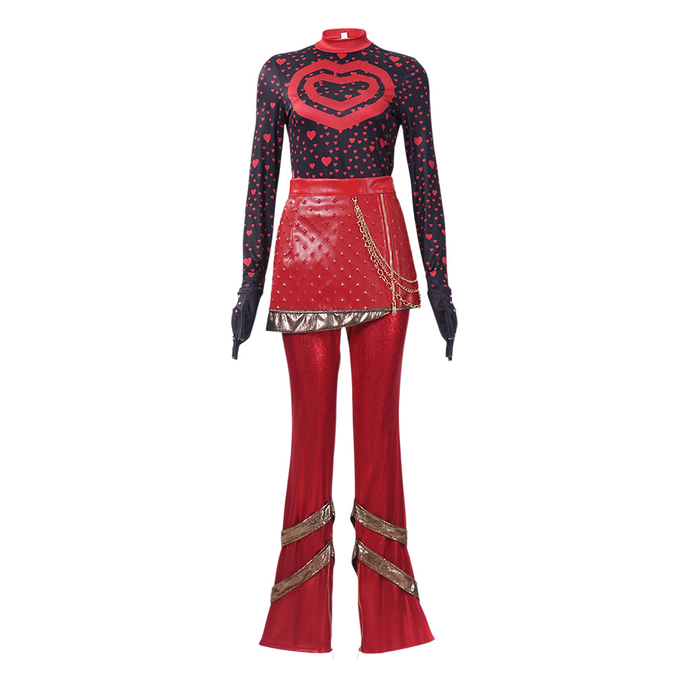 ​Red rot Kostüm Set Descendants: Wicked Wonderland Red Damen Cosplay Outfit