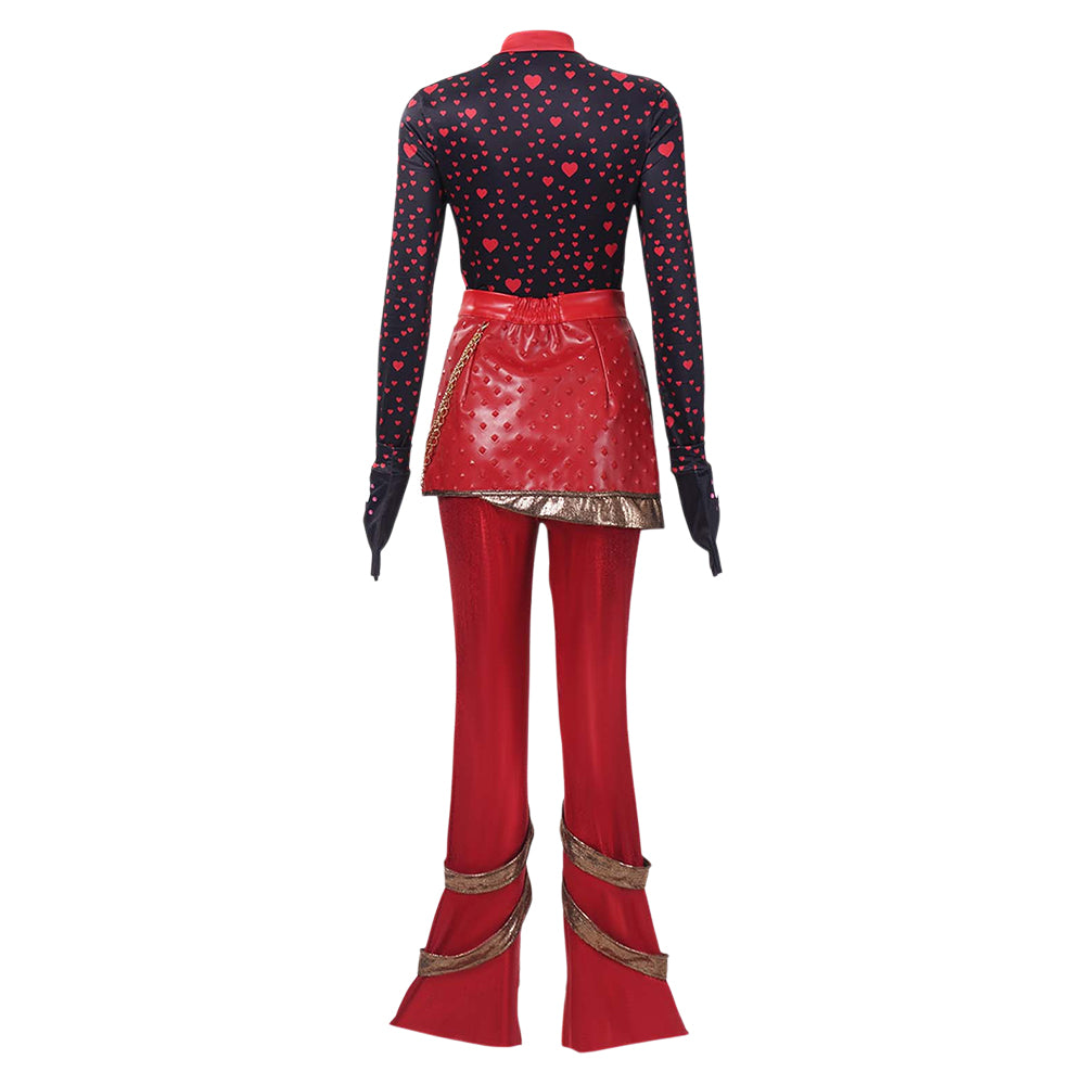 ​Red rot Kostüm Set Descendants: Wicked Wonderland Red Damen Cosplay Outfit