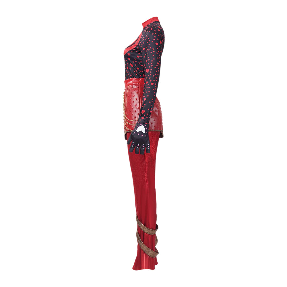 ​Red rot Kostüm Set Descendants: Wicked Wonderland Red Damen Cosplay Outfit