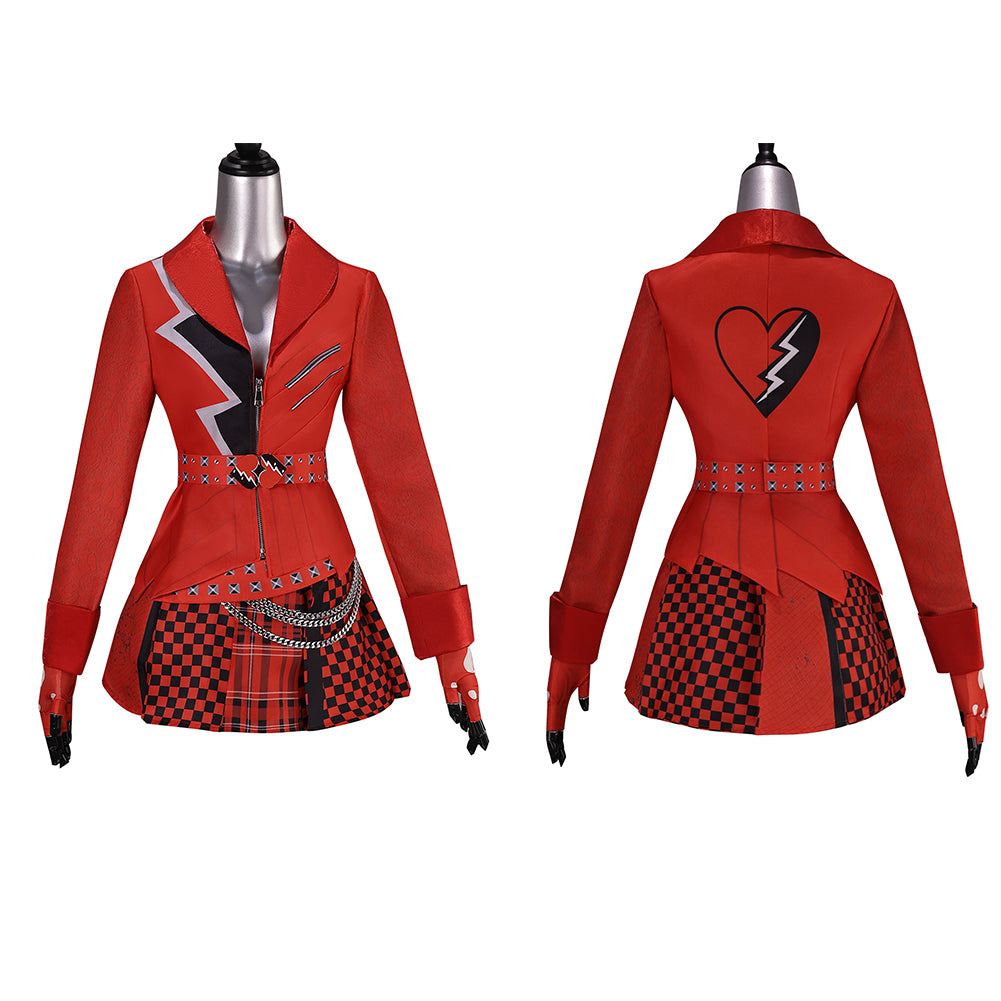 ​Red rot Kostüm Set Descendants: Wicked Wonderland Red Kostüm ​Cosplay Outfit