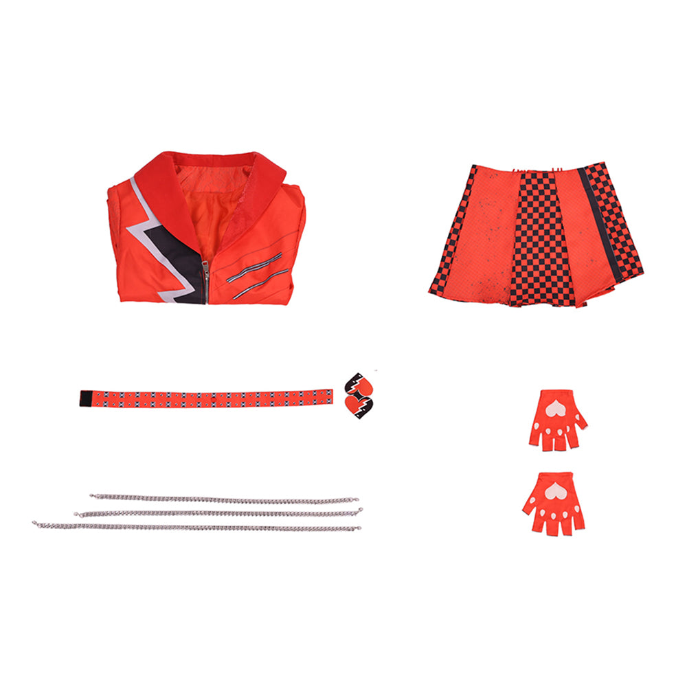 ​Red rot Kostüm Set Descendants: Wicked Wonderland Red Kostüm ​Cosplay Outfit