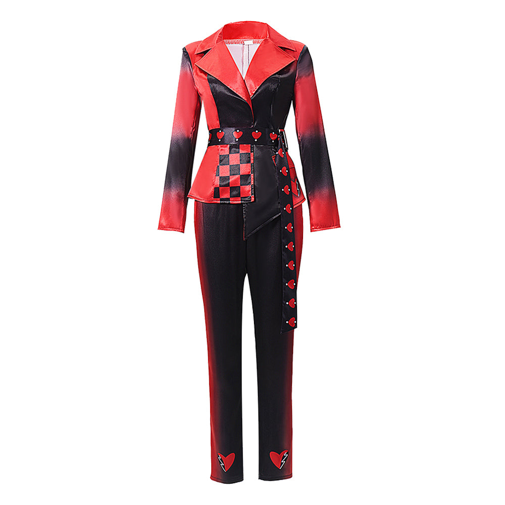 Red rot schwarz Kostüm Set Descendants: Wicked Wonderland Red Cosplay Outfit