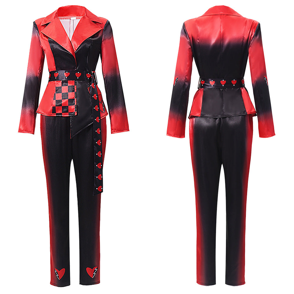 Red rot schwarz Kostüm Set Descendants: Wicked Wonderland Red Cosplay Outfit