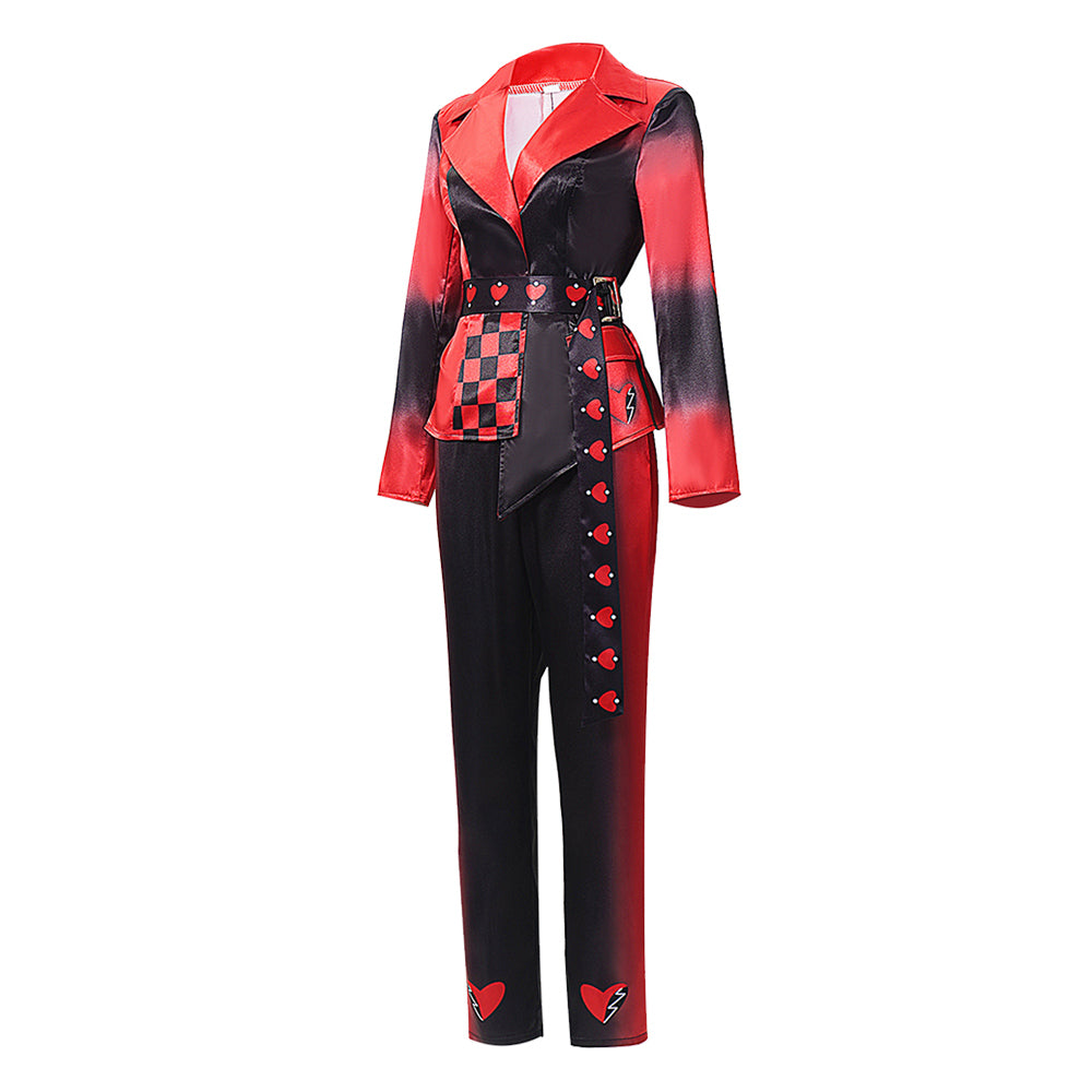 Red rot schwarz Kostüm Set Descendants: Wicked Wonderland Red Cosplay Outfit