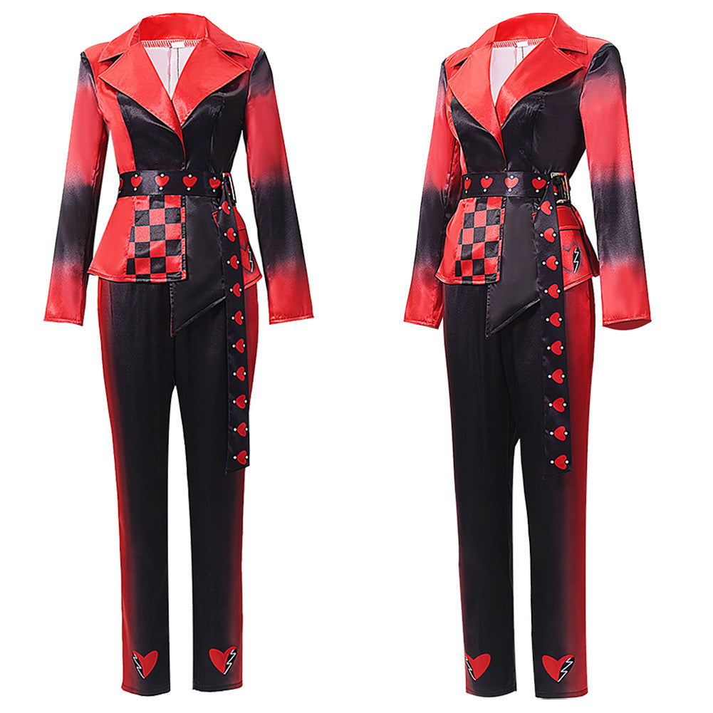 Red rot schwarz Kostüm Set Descendants: Wicked Wonderland Red Cosplay Outfit